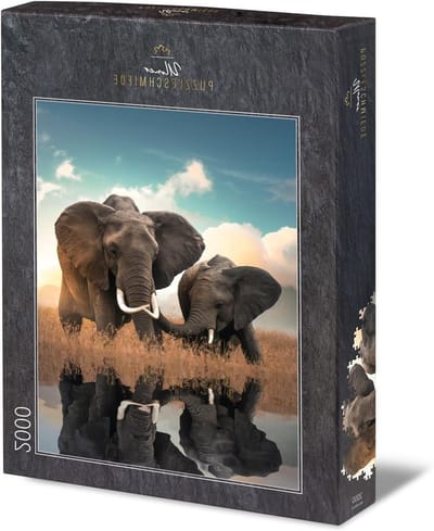 Legpuzzel 2000 stukjes - Dierenpuzzel Afrika - Ontspannen Puzzelen - Premium karton 1.75mm - 96 x 68 cm - Multicolor