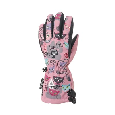 Matt Love Cats Handschoenen Roze 4 Years Meisje