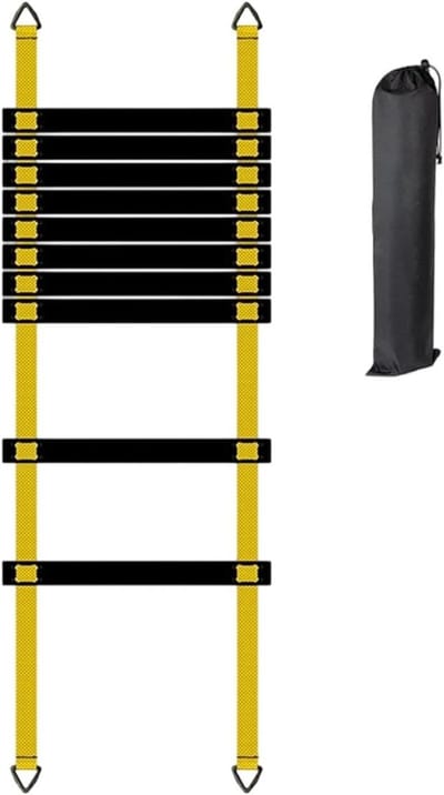 Coördinatieladder | Universele Draagbare Fitnessuitrusting,Voetbal Snelheidsladder Trainingsuitrusting,Voor Atleten op het Gebied van Atletiek Hockey Tennis en Badminton Training