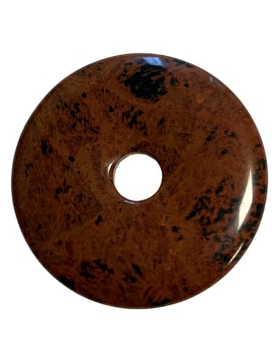 Obsidiaan mahonie donut 40 mm