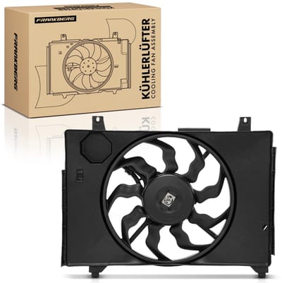 Frankberg 1x Motorradiator enkele ventilator