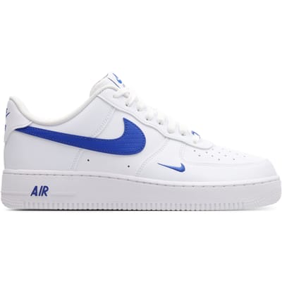 Nike Air Force 1 Low 07 Koolstofvezel Swoosh - Wit Game Royal Heren Sneakers IV5732-100 45 white
