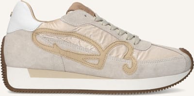 Fred De La Bretoniere Yentl Sign Sneakers - Textiel - Dames - Beige - Maat 36