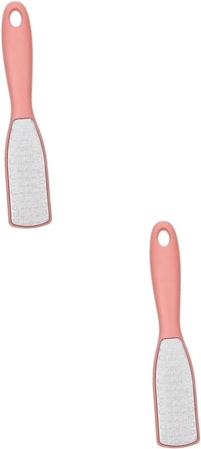 Voetverzorging Set - Voetvijl Hulpmiddel - Huidglad Maken - Ergonomische Handgreep - 2 Stuks - Grijs