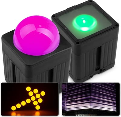 BeamZ Professional KUBE20BK Uplightset met 2x KUBE20BK - IP65 - Zwart