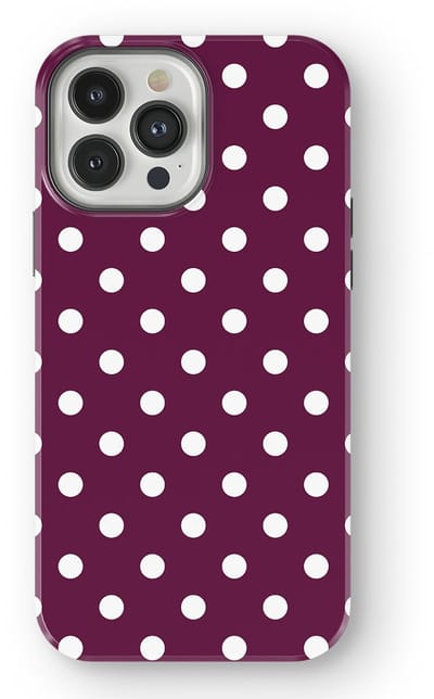 Polka Dots Hoesje geschikt voor iPhone 13 Pro Max | Geschikt Voor Mag | Stippen Design Backcover geschikt voor iPhone 13 Pro Max Purple Pop