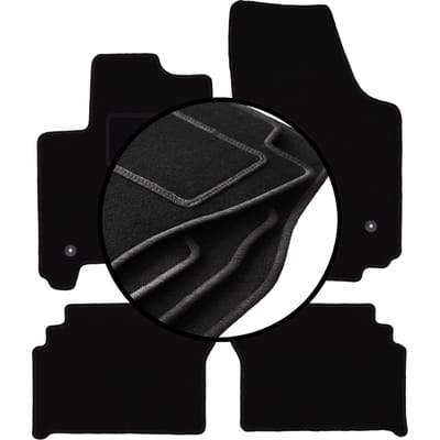 Complete set veloursmatten voor: Opel Meriva A minivan (2002-2010)