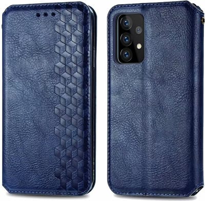 Hoesje geschikt voor iPhone 15 Pro Max - Bookcase - Pasjeshouder - Portemonnee - Diamantpatroon - Kunstleer - Blauw