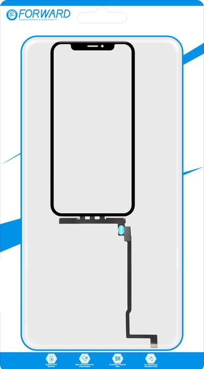 Touchscreen Forward Guard OCA voor Apple iPhone 11 Pro Max, IC-versie, Zwart