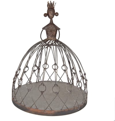 Clayre & Eef Planthouder Ø 44x54 cm Bruin Metaal