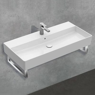 Villeroy & Boch Memento 2.0 washbasin 100 cm with 1 tap hole, with overflow 4A22A501