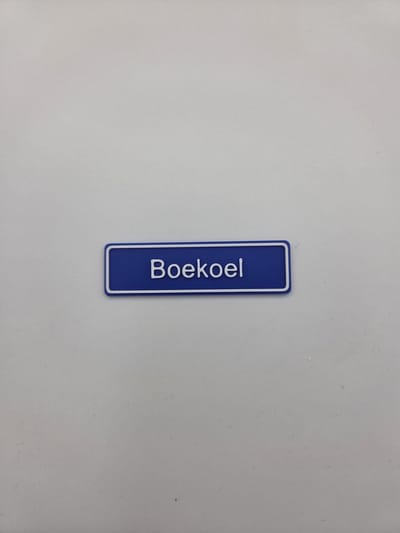 3D plaatsnaam speldje Boekoel