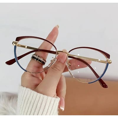 Kleurwisselende/ Blauwlichtfilter Bril Multifunctioneel Stijlvol Frame Kan Van Kleur Veranderen Onder Zonlicht TAC Bril Photochromic brown