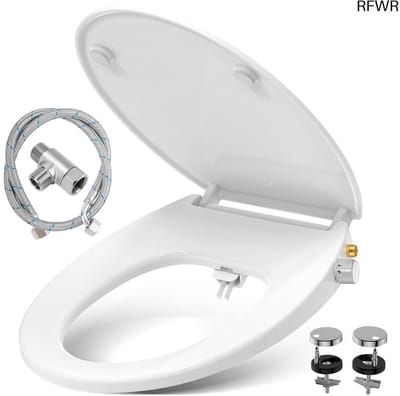 RFWR® Softclose Ovale Toiletbril met Bidet - Universele Zelfreinigende Toiletbril