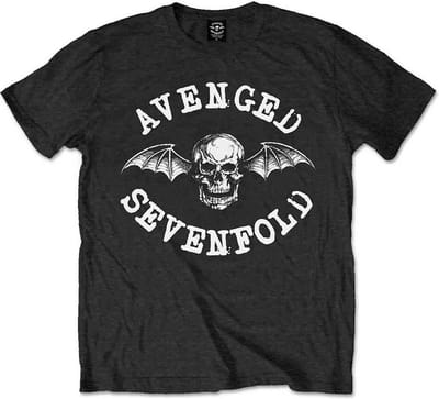 Avenged Sevenfold - Classic Death Bat Heren T-shirt - XL - Zwart