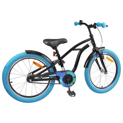 vidaXL - Kinderfiets - 18 - Inch - voor - 5-7 - jaar - oud - Zwart