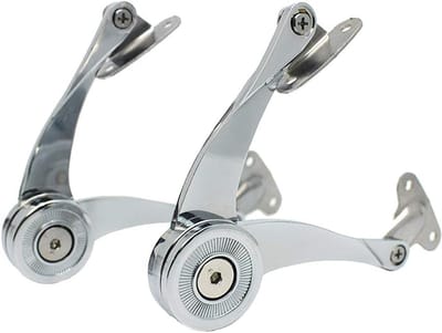 Flip Cover Beugels met Soft-Close Mechanisme, Opening Hoek 75, 90, 110°, Set van 2 voor Keuken en Meubelontwerp