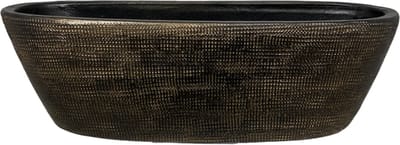 Tokio ovale pot goud L40 x D14 x H12 cm