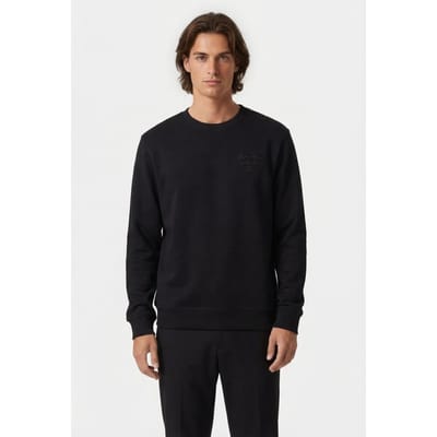 Karl Lagerfeld Black Sweat Crewneck Maat: S | Sweaters Outlet | Heren | Zwart