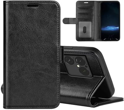 MobyDefend Hoesje - Geschikt voor Sony Xperia 1 VIII - Wallet Book Case (Sluiting Achterkant) - Zwart