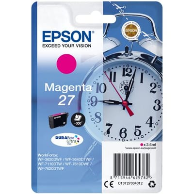 Epson enkelverpakking magenta 27 DURABrite Ultra inkt