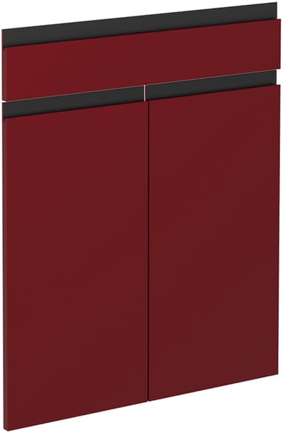 Vicco R-Line Keukenfront – 59.6 x 70.8 cm meubelfront voor de lade-onderkast Rood
