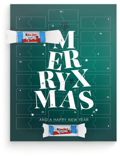 Kinder Adventskalender Chocolade - Adventkalender 2025 - 24 overheerlijke Kinder Bueno Chocolaatjes - Verschillende smaken - Het ultieme kerstcadeau