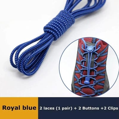 1 paar elastische veters zonder strikken sneaker stretch lock ronde tennisveters zonder strikken volwassen kinderen elastiekjes voor schoenen