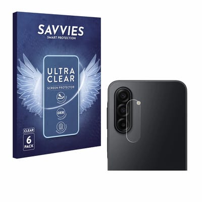 Savvies - Screenprotector voor Samsung Galaxy A17 5G (ALLEEN Camera Lens) - Folie Beschermfolie transparant 6 Stuks