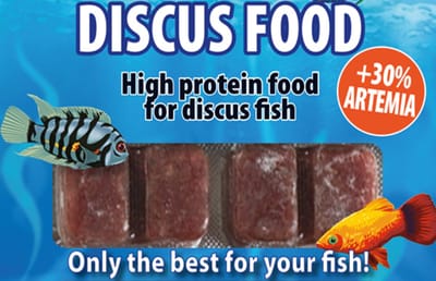Ruto Discusfood 30% artemia diepvriesvoer | blister 100 gram | voor discusvissen Diepvries