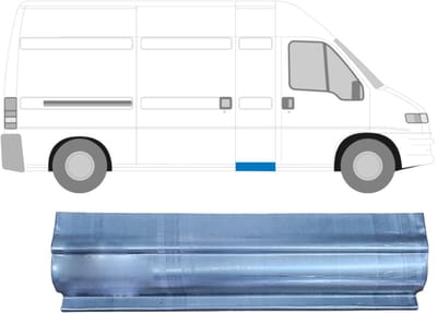 Zij Reparatiepaneel dorpel voor Citroen Jumper 1994-2006 / Links = Rechts