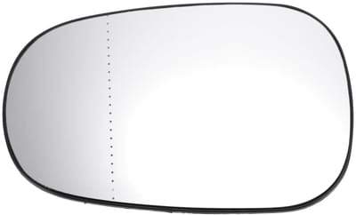 Dailygoods - Linkerzijde Deur Spiegellens - Vervanging - Asferisch - Verwarmd - Geschikt voor Nissan Micra 2002-2009 - Echt glas