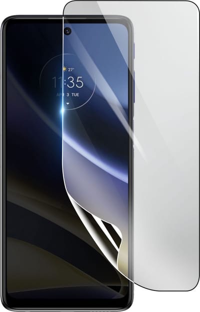 3mk, Geschikt voor Motorola Moto G51 5G, Schokbestendige Hydrogel Screenprotector, Transparant