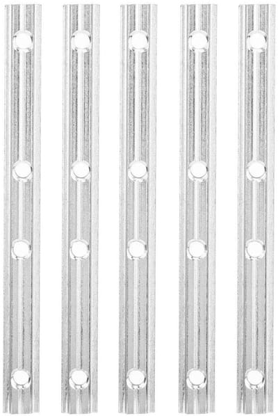 Aluminium Profiel Rechte Connectoren - 5 Stuks Accessoires voor 20 Serie Aluminium Profielen, Ideaal voor Bouw en DIY Projecten