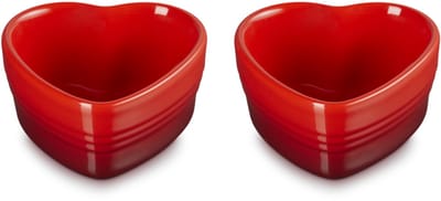 Le Creuset Ramekin Hart 11cm/0,3 Liter set van 2 stuks Kersenrood
