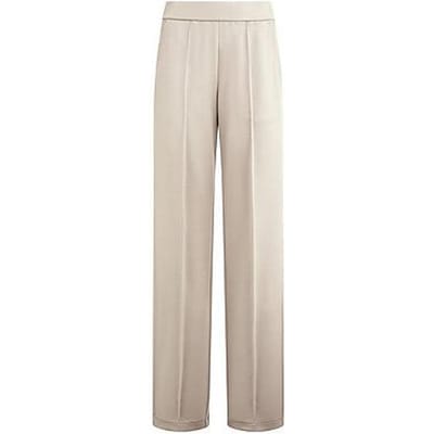 Wide Fit’ jersey broek Van Peter Hahn beige