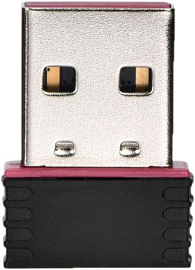 Mini USB Wifi Dongle - Draadloze Adapter - Snelle Internetverbinding - 600 Mbps MIMO Technologie - 24 GHz - Zwart