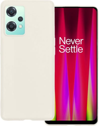 Hoesje Geschikt voor OnePlus Nord CE 2 Lite - Sterk & Shockproof - Hoes Cover - Siliconen Case - Wit