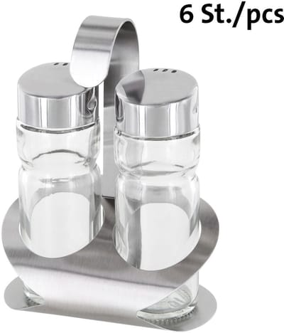 Westmark 6 Cruets Zout & Peper »Vienna«, 2 stuks, 650222E2
