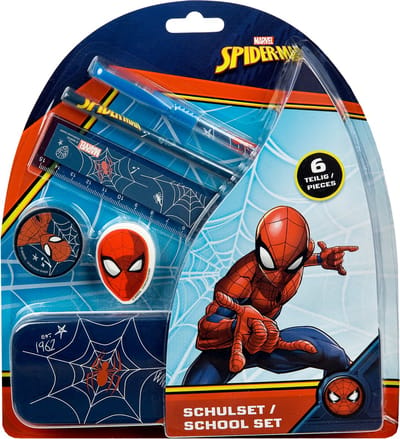 Spiderman schrijfwarenset - 6 delig