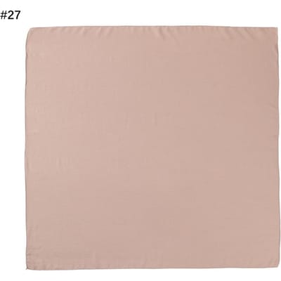 Ramadan Carré Uni 90cm Viscose Hijab Foulard Femme Uni Musulman Foulard de Tête Châles Enveloppants Musulman Bandeau Turban Islamique Sjaal