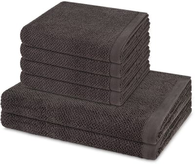 Möve Sonstiges 4 X handdoek 2 X douchehanddoek - in set 6 pack Bliss