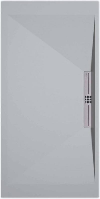 Sanifun douchebak Stone Side Gray 7035 Smooth 900 x 700 S