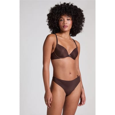 Hunkemöller Dames Lingerie Invisible string basic - Bruin - maat XS