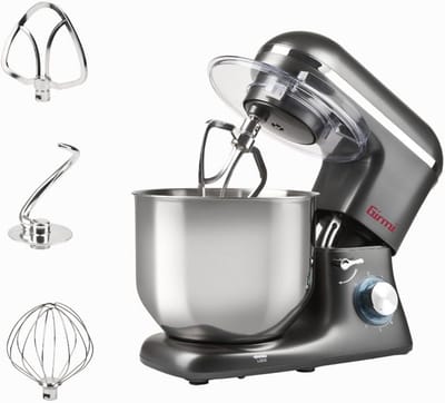 Kneedmachine 8L - meerdere accessoires, 1800W, ideaal voor deeg en meer