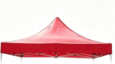 Dakzeil Overkapping - Luifel Vervanging - Buiten Ontspanning - Waterdicht Ademend Gaas - 250x250 cm - Rood