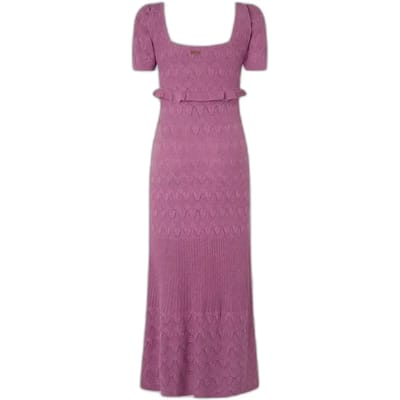 Pepe Jeans Pl953525 Jurk Met Korte Mouwen Roze S Vrouw