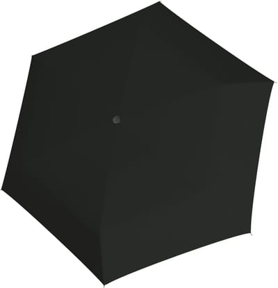 Doppler Fiber Mini Compact Zak paraplu 16 cm - 93cm Diameter - simply black
