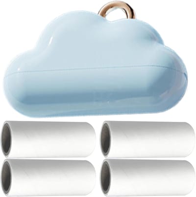 Kledingroller Set - Pluisverwijderaar - Kleding Verzorgen - Batterijvrij Ontwerp - 30 Vellen - Blauw