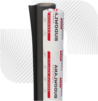 Bouwfolie Afdekfolie - Beschermfolie Tuinfolie - Vocht Wering - Hoge Elasticiteit - 8m x 25m - Zwart